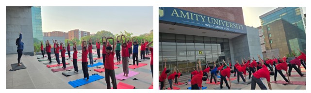 Amity University Haryana Celebrates International Day of Yoga with International Yoga Clinic & Symposium on Wellness, Wisdom and World Peace